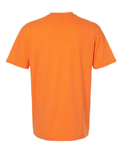 Unisex CVC Tee - Heather Orange