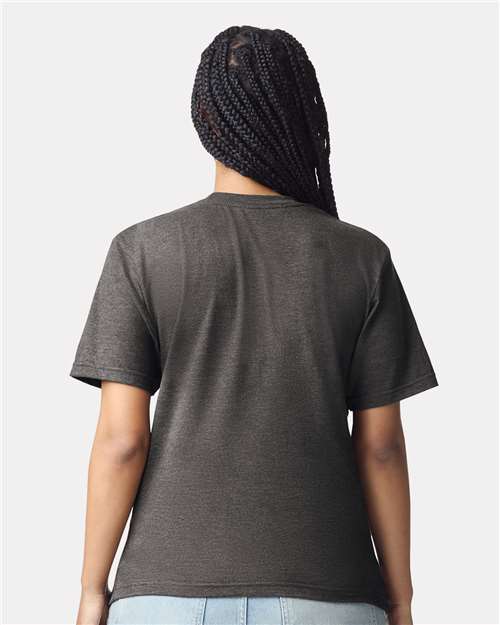 Unisex CVC Tee - Heather Asphalt