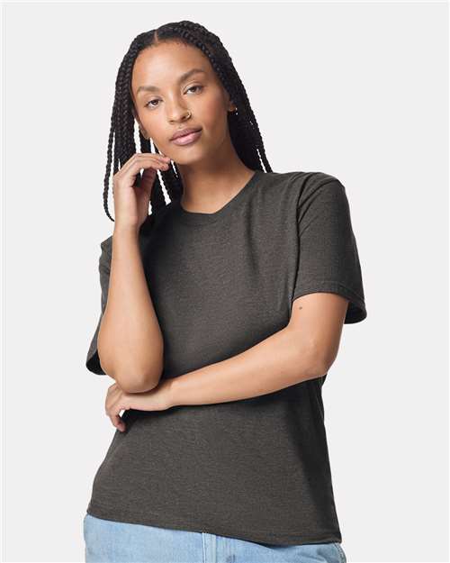 Unisex CVC Tee - Heather Asphalt