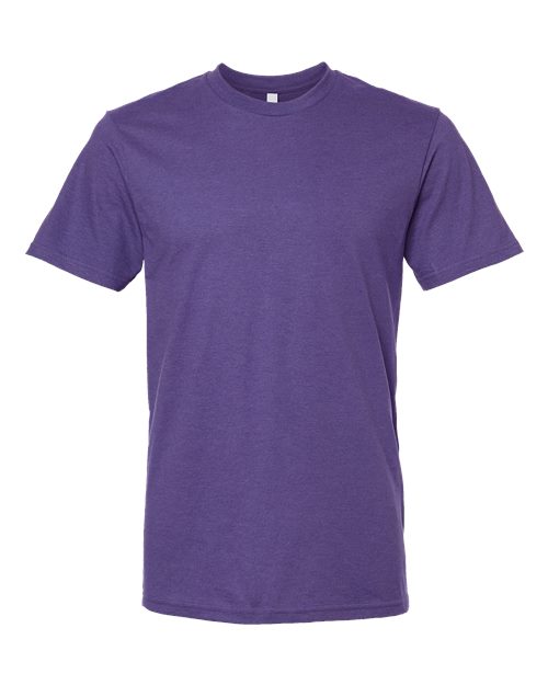 Unisex CVC Tee - Heather Purple