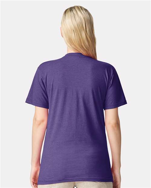 Unisex CVC Tee - Heather Purple