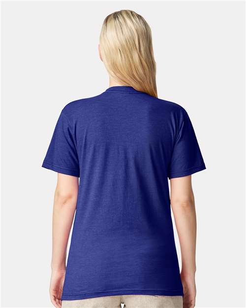 Unisex CVC Tee - Heather Lapis