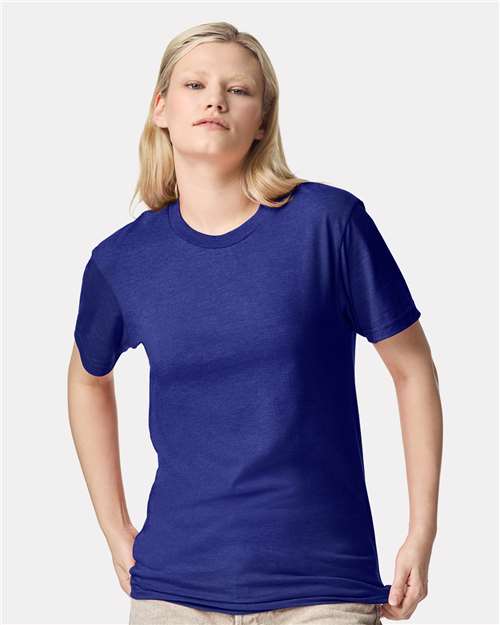 Unisex CVC Tee - Heather Lapis
