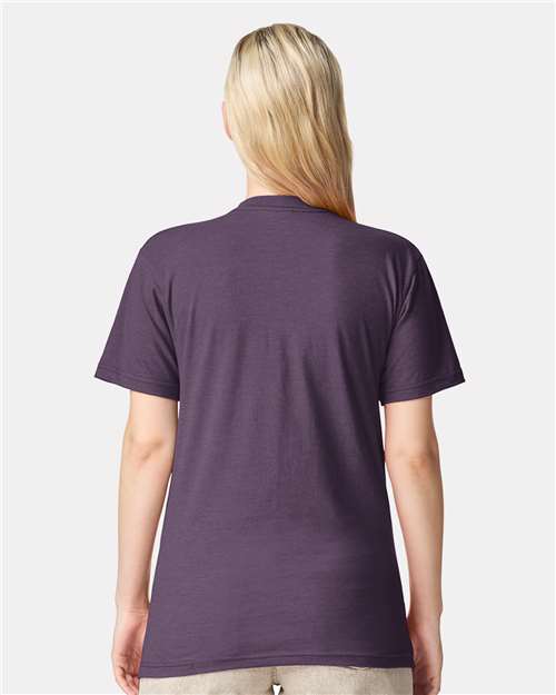 Unisex CVC Tee - Heather Grape