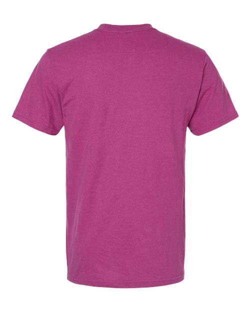 Unisex CVC Tee - Heather Super Pink