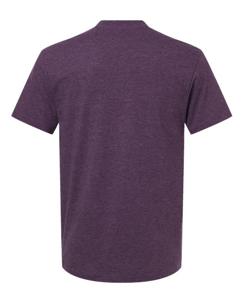 Unisex CVC Tee - Heather Eggplant