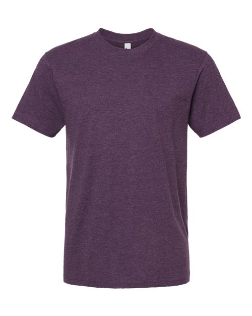Unisex CVC Tee - Heather Eggplant