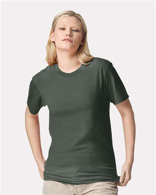 Unisex CVC Tee - Heather Forest