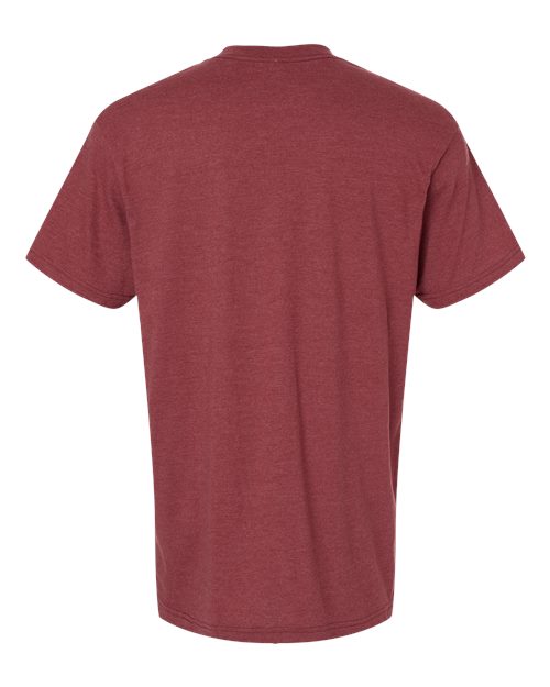 Unisex CVC Tee - Heather Burgundy