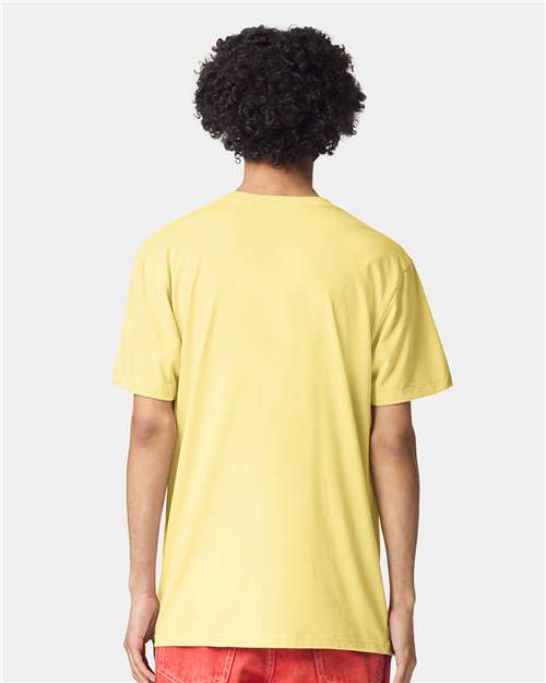 Unisex CVC Tee - Heather Panna Cotta