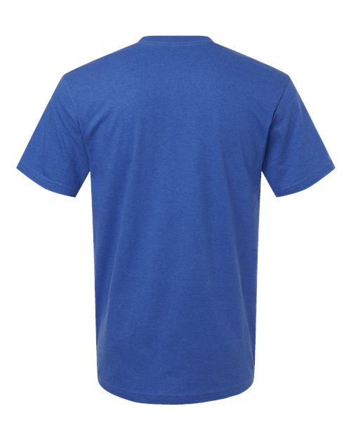Unisex CVC Tee - Heather Royal Blue