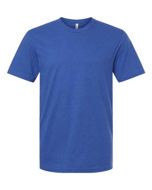 Unisex CVC Tee - Heather Royal Blue