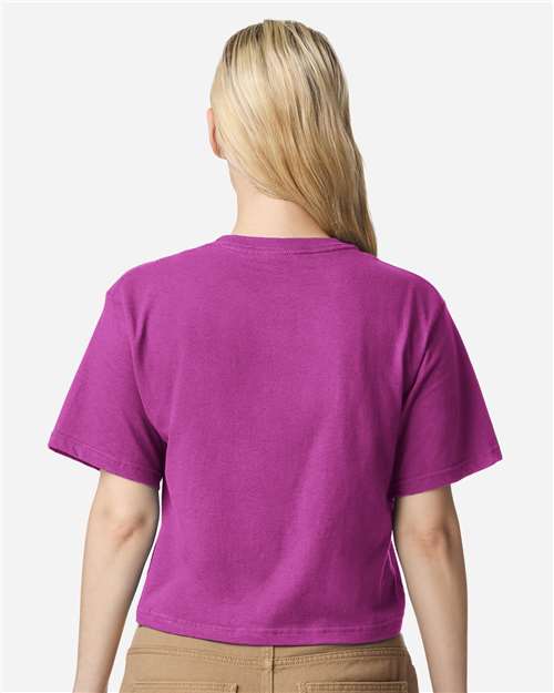 Women's Fine Jersey Boxy Tee - Super Pink