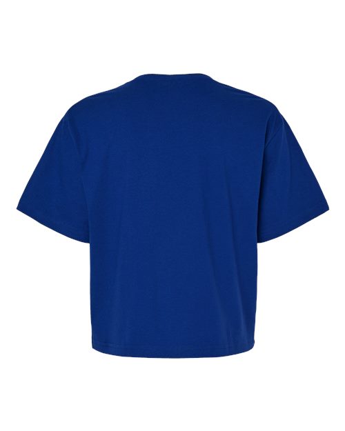 Women's Fine Jersey Boxy Tee - Lapis
