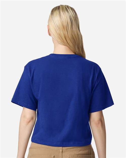 Women's Fine Jersey Boxy Tee - Lapis