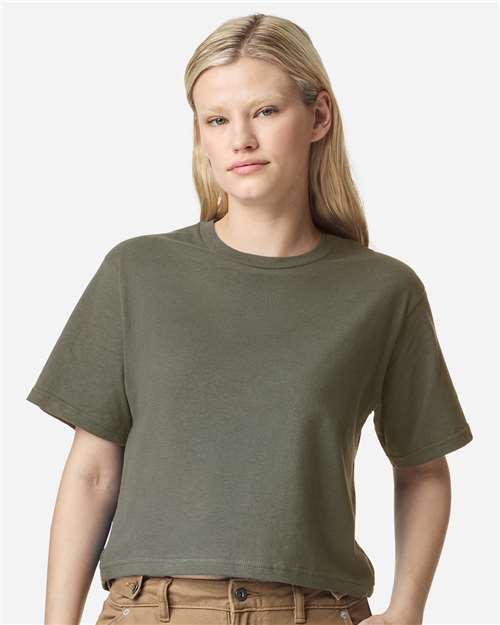 Women's Fine Jersey Boxy Tee - Lieutenant