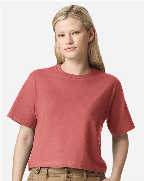 Women's Fine Jersey Boxy Tee - Canyon