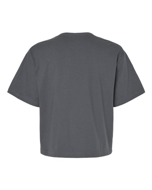 Women's Fine Jersey Boxy Tee - Asphalt