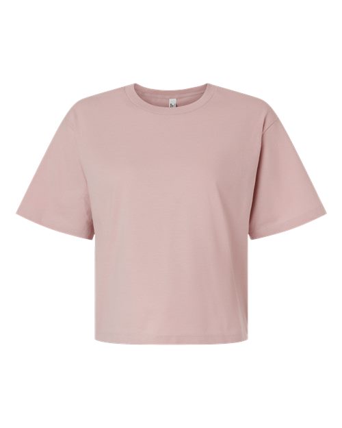 Women's Fine Jersey Boxy Tee - Blush