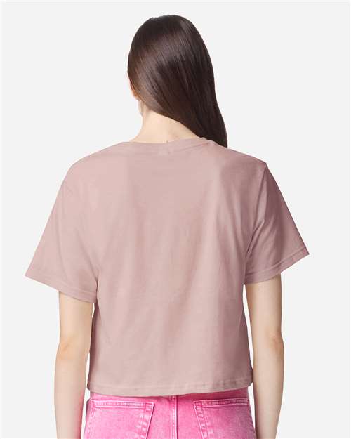 Women's Fine Jersey Boxy Tee - Blush