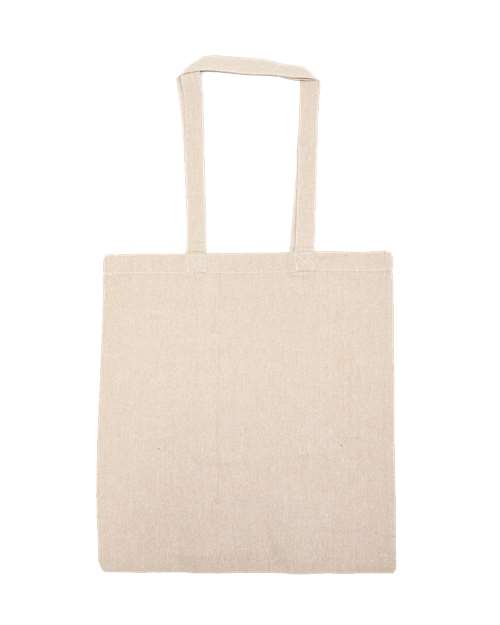 Lightweight Recycled Canvas Tote Bag with Extended Handle - Sand