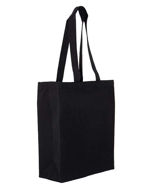 Susan Midweight Recycled Canvas Tote - Recycled Black