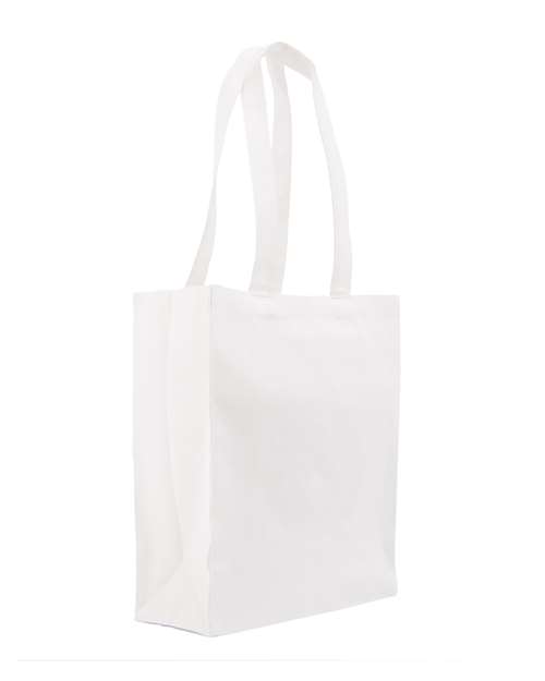 Susan Midweight Recycled Canvas Tote - White