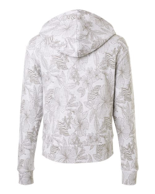 Women's Maddie Floral Print Hooded Sweatshirt - Ash