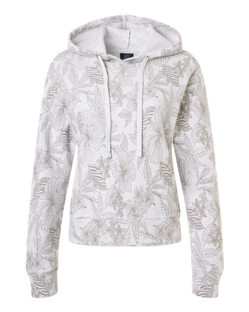 Women's Maddie Floral Print Hooded Sweatshirt - Ash