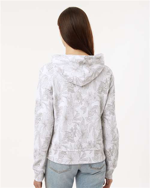 Women's Maddie Floral Print Hooded Sweatshirt - Ash