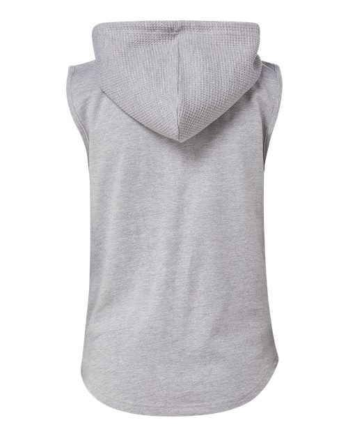 Women's Kinsley Sleeveless Hooded Sweatshirt - Heather Grey