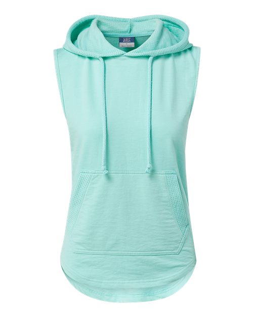 Women's Kinsley Sleeveless Hooded Sweatshirt - Oasis