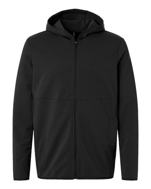Unisex Perform Full-Zip Hooded Sweatshirt - Black
