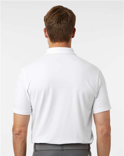 Men's Blended Polo - Solid White