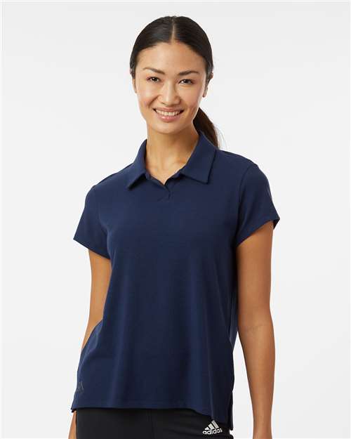 Women's Blended Polo - Solid Collegiate Navy