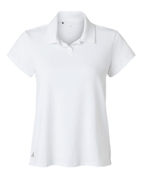 Women's Blended Polo - Solid White