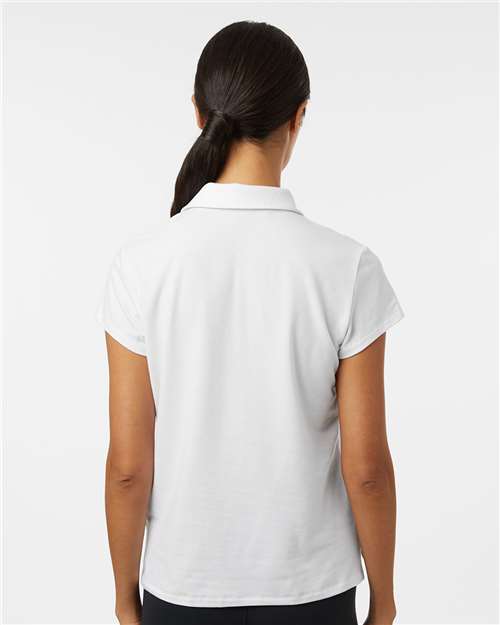 Women's Blended Polo - Solid White