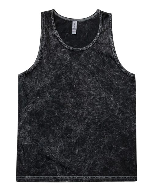 Unisex Mineral Wash Tank Top - Mineral Black