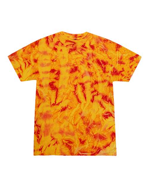 Youth Multi-Color Tie-Dyed T-Shirt - Fire