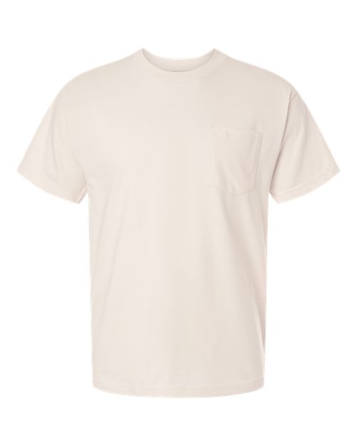 Men's Beefy-T® Pocket T-Shirt - Natural