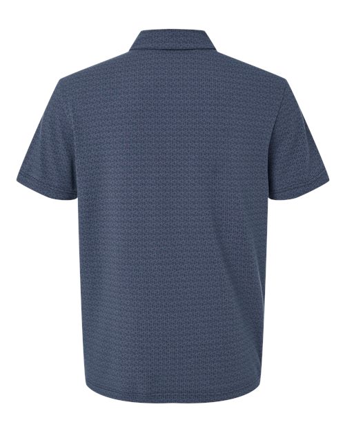 Men's Blended Printed Polo - Preloved Ink