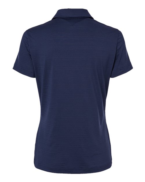 Women's Textured Stripe Polo - Dark Blue