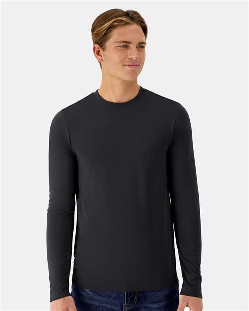 Unisex Cool DRI® Cotton Touch Long Sleeve T-Shirt - Black
