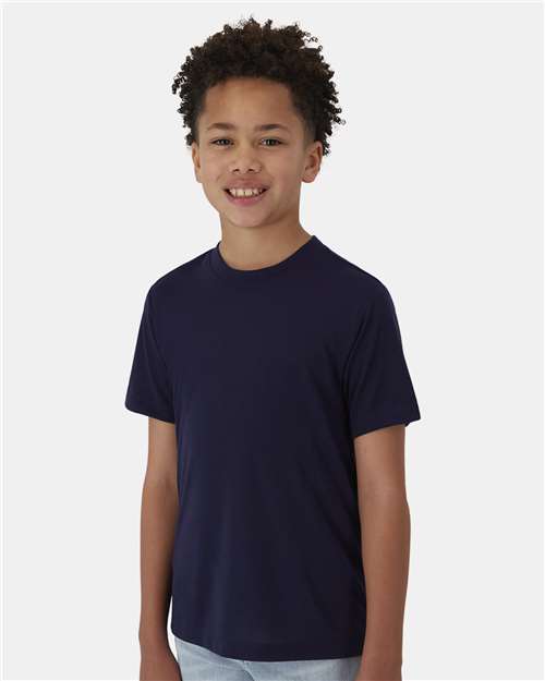 Youth Cool DRI® Cotton Touch T-Shirt - Athletic Navy