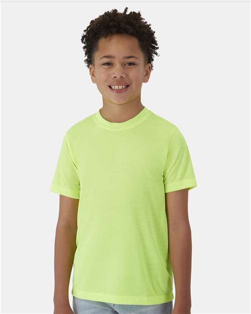 Youth Cool DRI® Cotton Touch T-Shirt - Safety Green