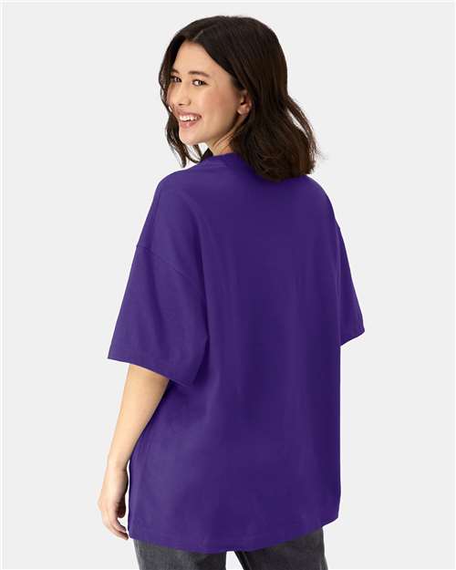 Unisex Beefy-T® Retro Street T-Shirt - Athletic Purple