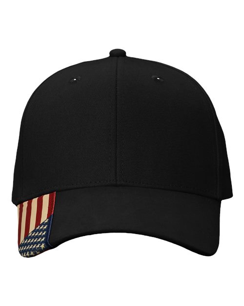 USA Flag Cap - Black/ USA
