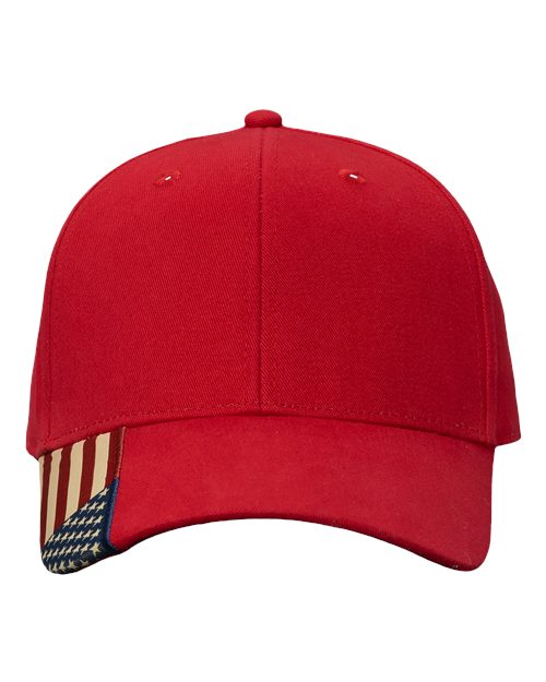 USA Flag Cap - Red/ USA