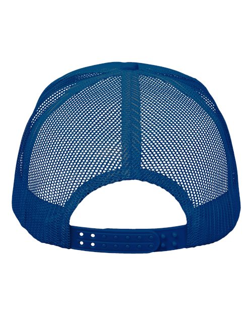 Foam Mesh-Back Trucker Cap - Royal/ Royal