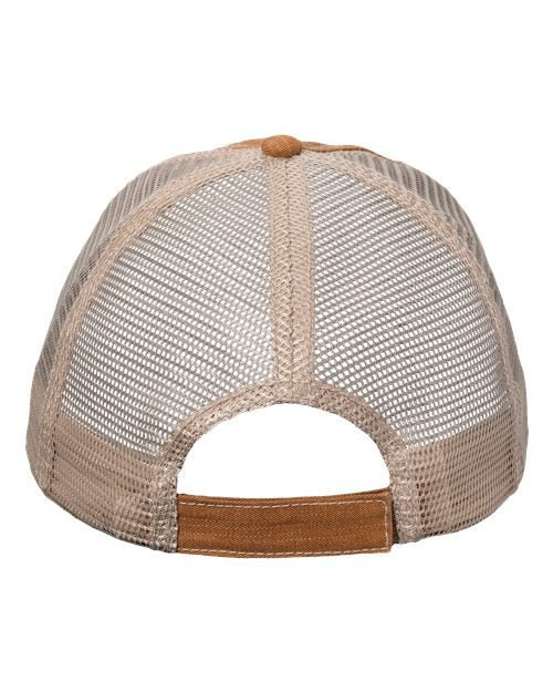 Contrast Stitch Cap - Golden Brown/ Khaki